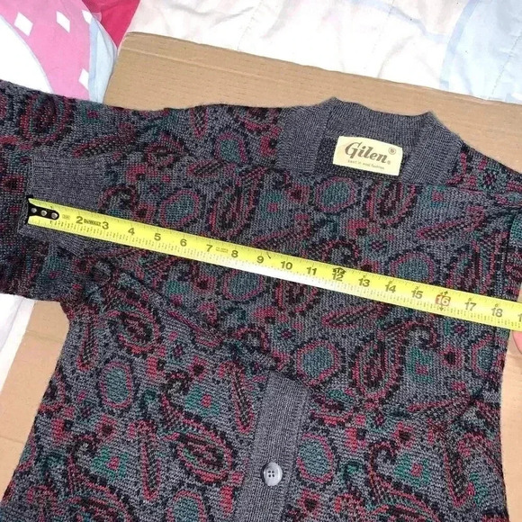 women's 90s Vintage Gilen Wool Blend Cosby knit Retro size S y2k sweater. - Picture 9 of 9